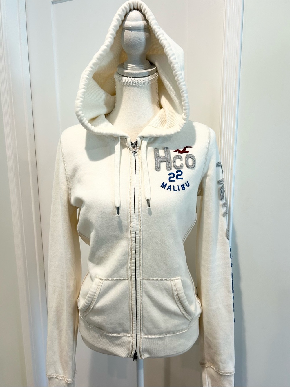 Hollister Y2k Pier 8 Breakers Zip-Up Hoodie